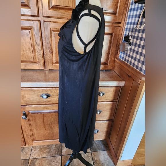 Simply Vera Vera Wang Black Sleeveless Dress Size M - Picture 4 of 8